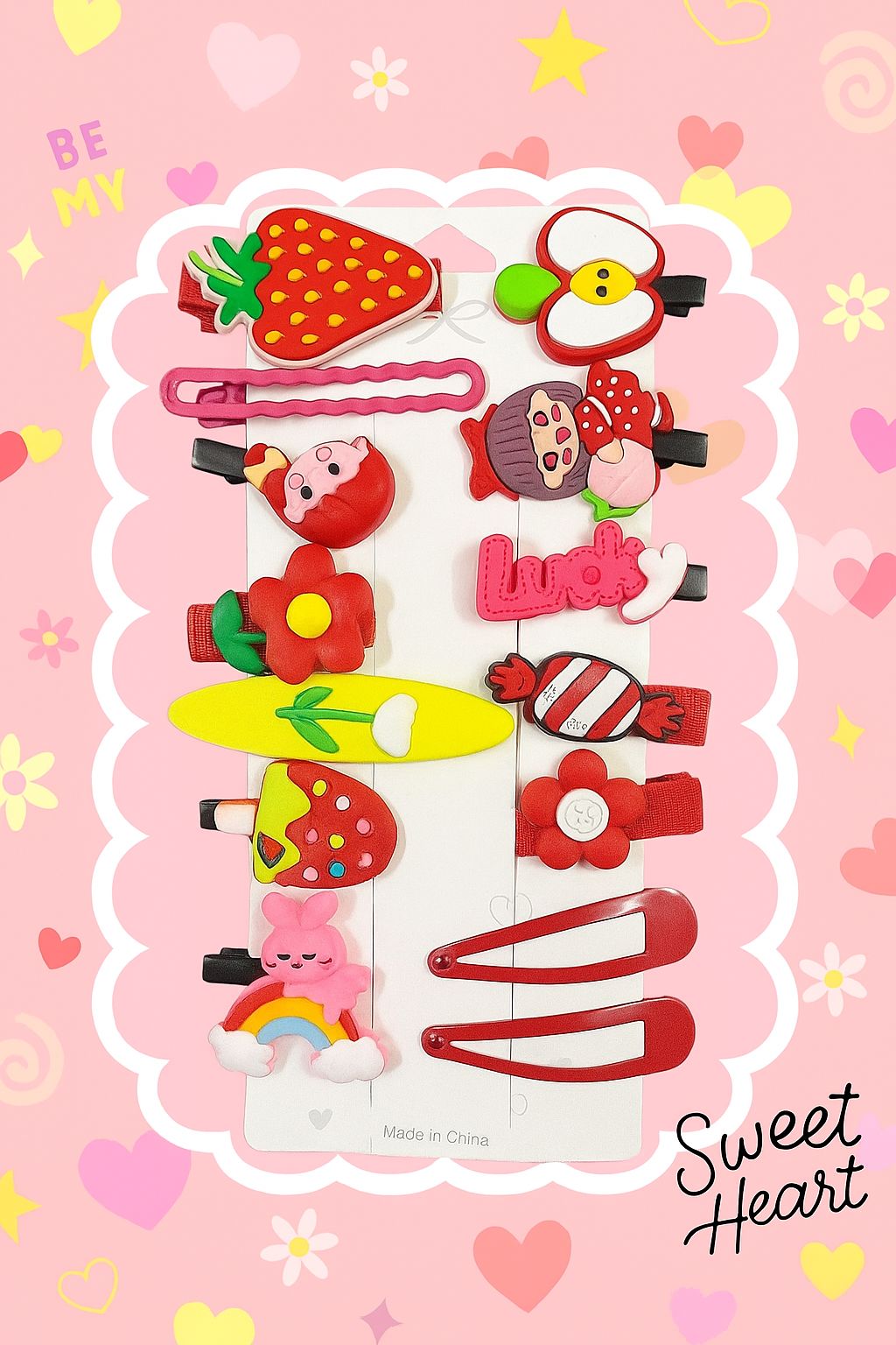 Star Baby Girl Hairpins Hair Clips for Girls Mixed Colors Kids