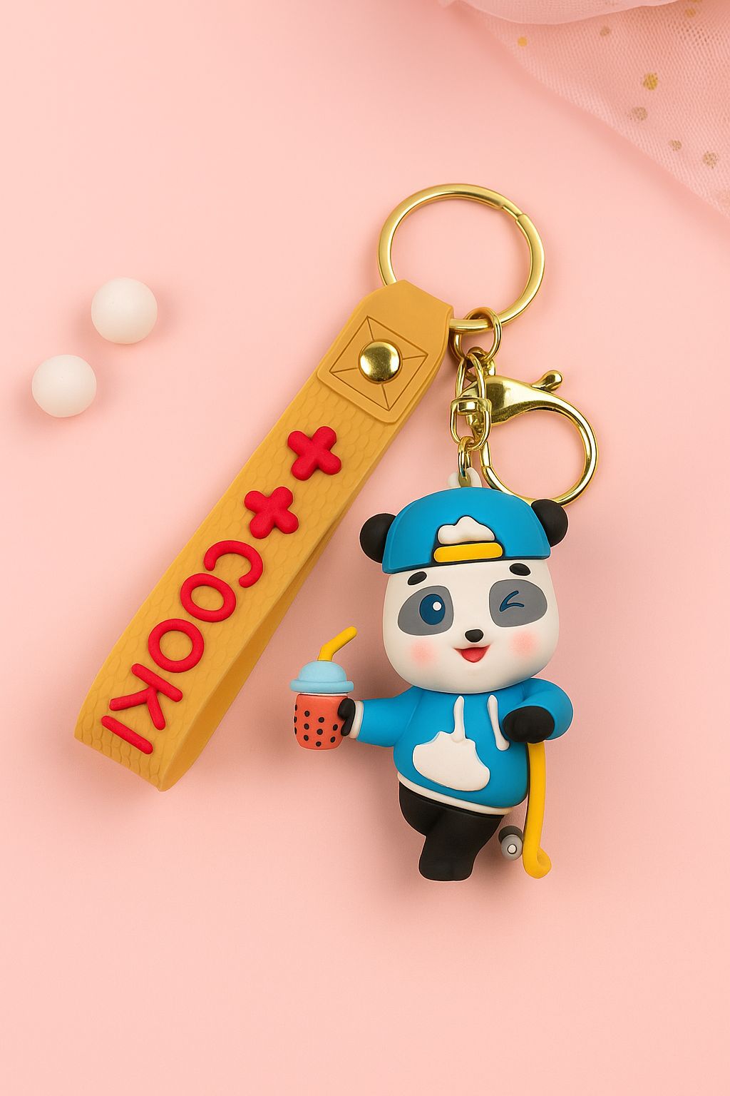 Adorable Colorful Cartoon Animal & Character Kids Keychain Collection