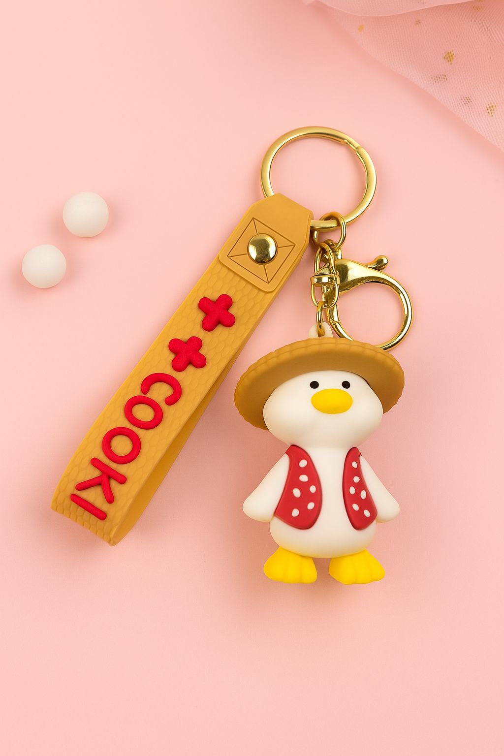 Adorable Colorful Cartoon Animal & Character Kids Keychain Collection