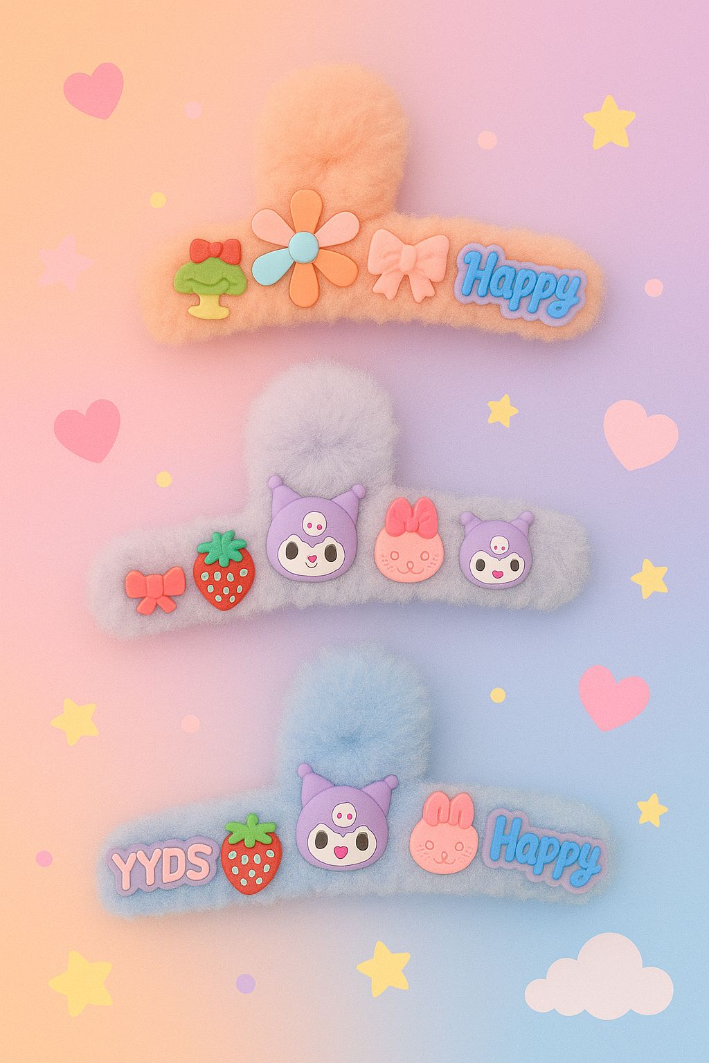 1  Hair Claw clip cute Hair Accessories