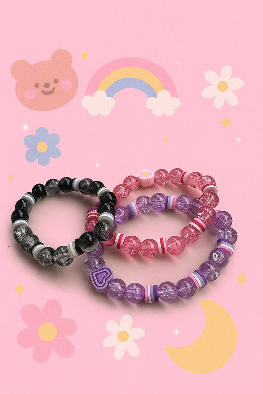 Elegant 3-bead bracelet crafted with premium materials, perfect for daily wear.