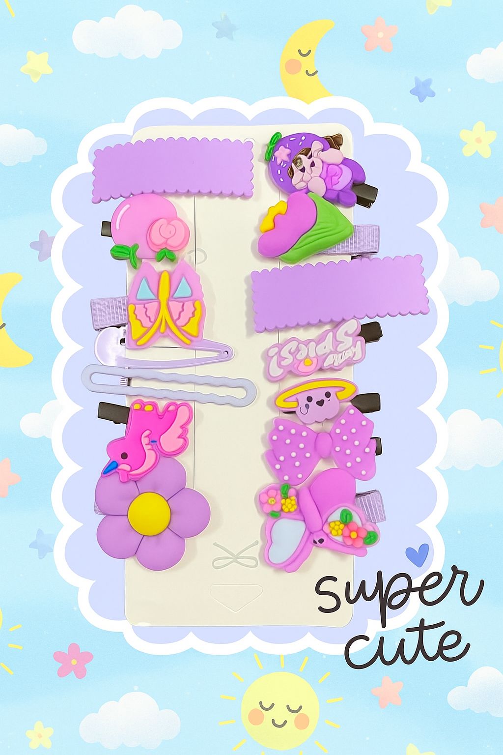 Star Baby Girl Hairpins Hair Clips for Girls Mixed Colors Kids