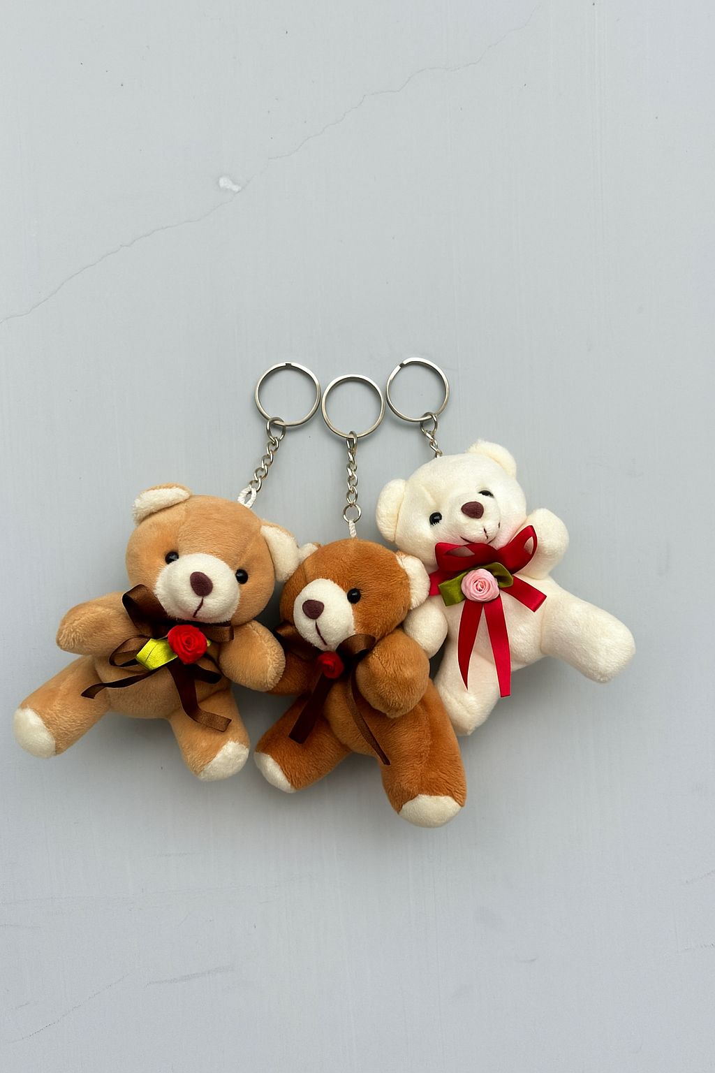 "Premium Soft Plush Fur Keychain  Perfect Gift for Women and Girls