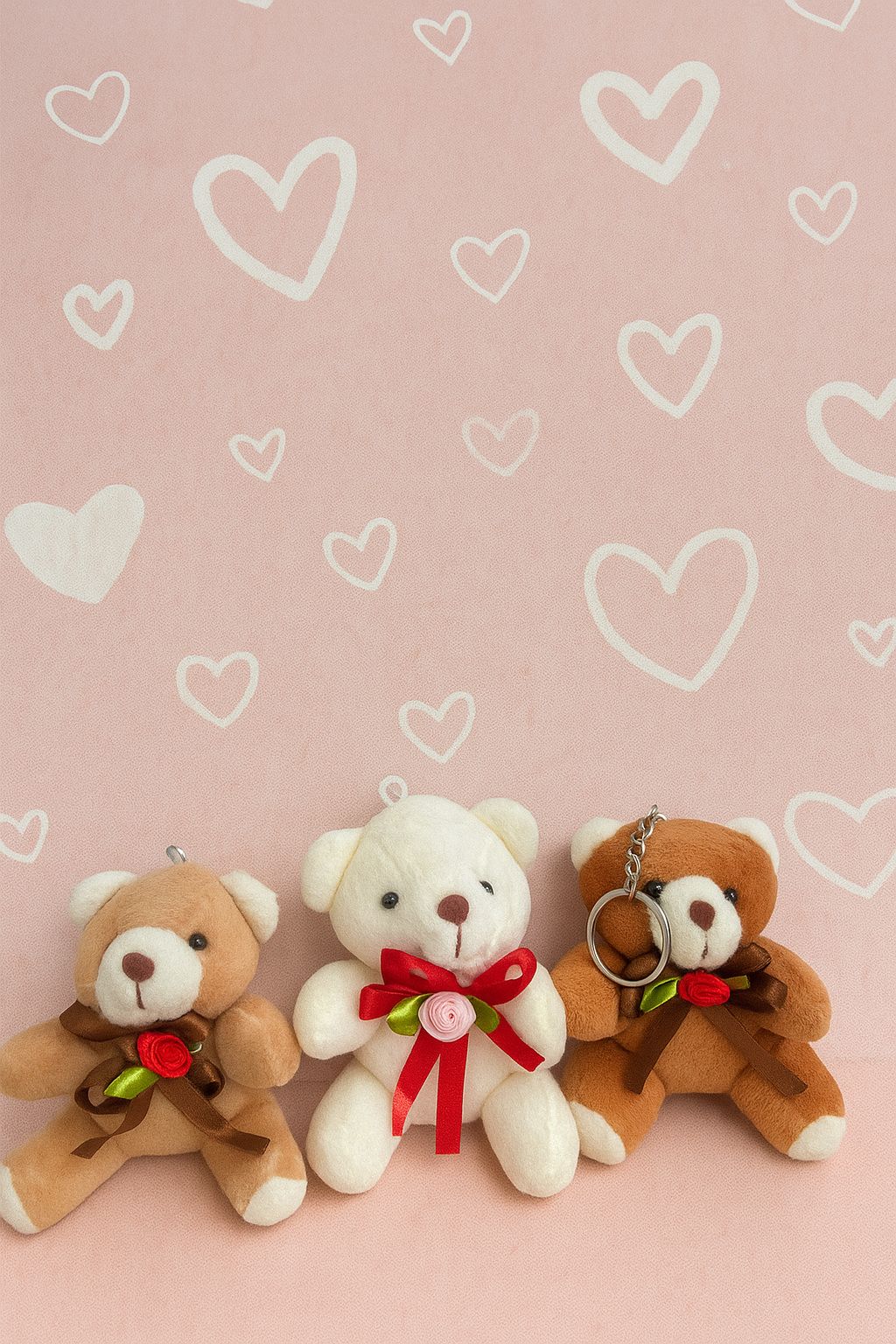 "Premium Soft Plush Fur Keychain  Perfect Gift for Women and Girls