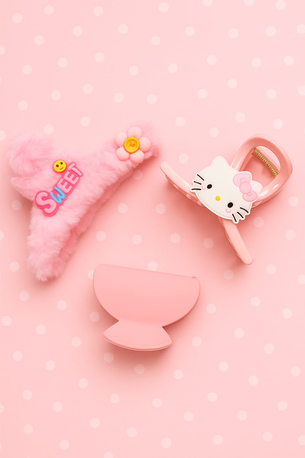 Stylish Claw Clip Pack of 3, Durable Hair Clip for Girls and Women.