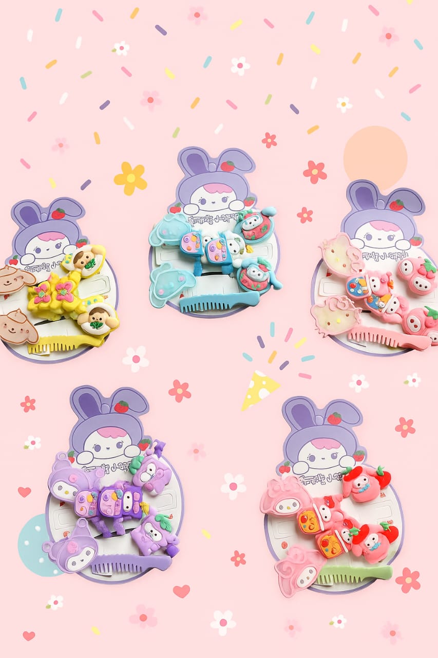 "Adorable Twinkle Bows and Sparkle Clips Set for Little Girls