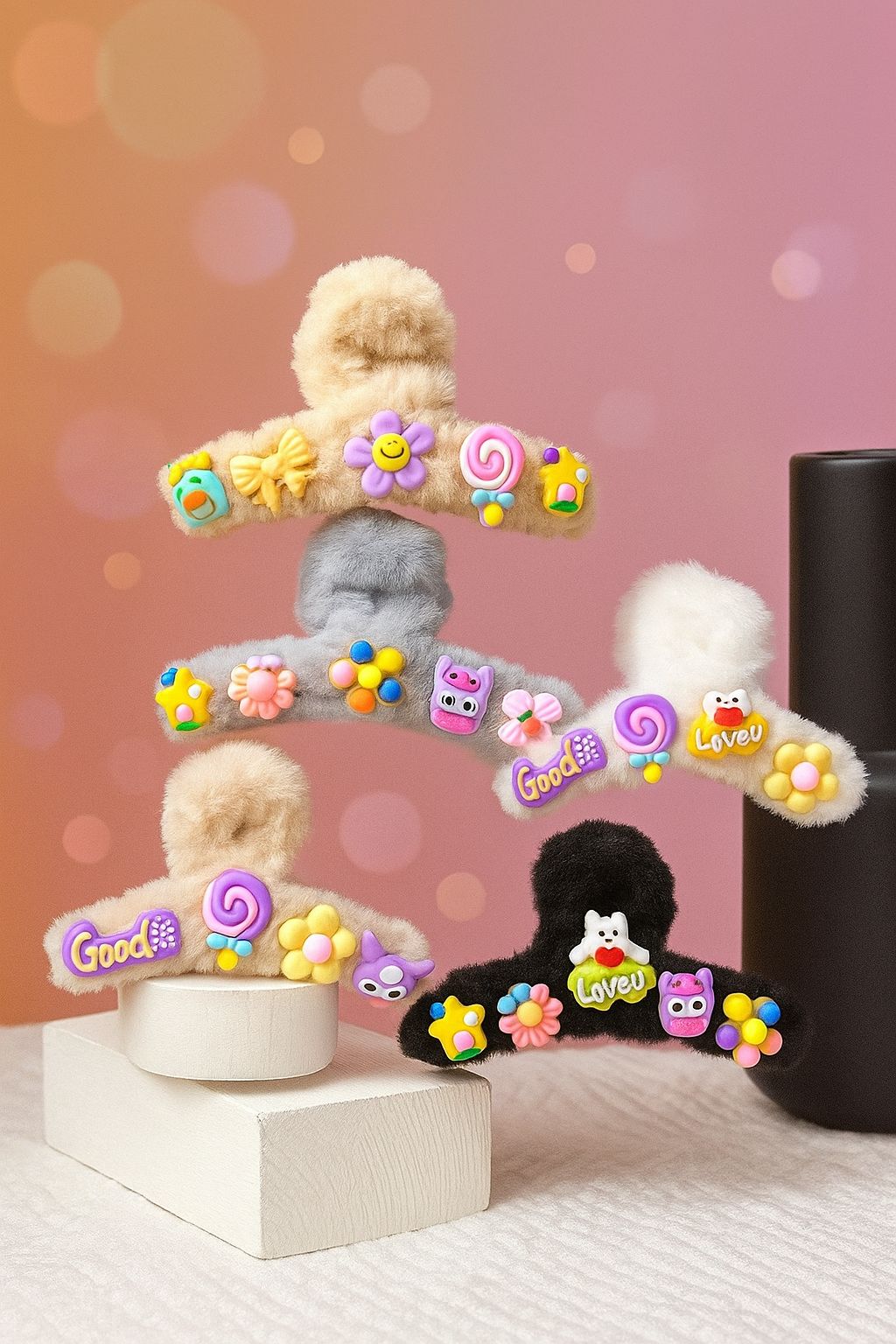 Soft and Stylish Premium Fur Catcher for Girls