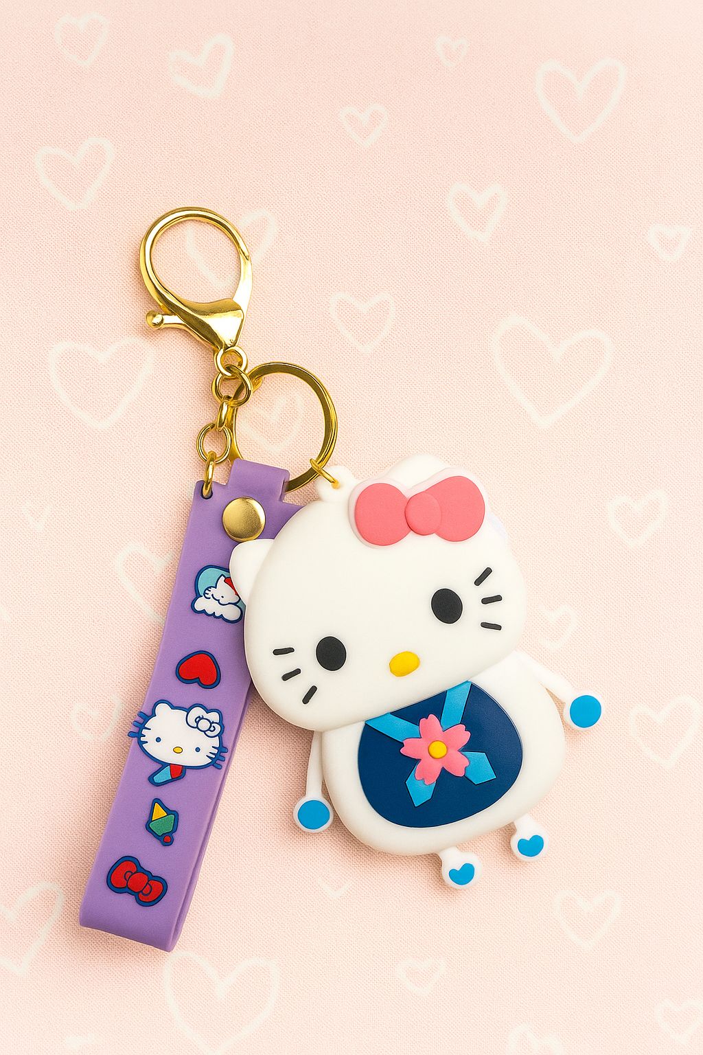 Adorable Hello Kitty Keychain – Cute Pink Charm Accessory for Bags, Keys & Gifts – Premium Quality, Lightweight, Stylish – Only 550 PKR Each”